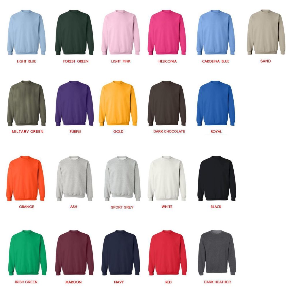 sweatshirt color chart - Plants vs Zombies Store