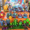 kf H1074a6b7ccbb47769fd17bb7b9e840b7D 1pcs New PLANTS VS ZOMBIES PVZ Pea Shooter Boss Action Figure Model Toy Dolls Shooting Dave - Plants vs Zombies Store