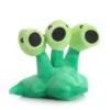 kf Hc50f573661e84d9ea21e9c36c73c5a3bH 18cm Plants vs Zombies Peashooter Plush Toy Doll Cute Snow Pea Threepeater Plush Soft Stuffed Toys - Plants vs Zombies Store