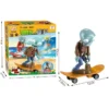 kf S0b4a4c52951f4f1f8be65d34daf53359a 1 Pcs New Plants vs Zombies 2 Future Skateboard Zombie Surfer Zombie Game Figures Model PVC - Plants vs Zombies Store