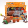 kf S11bc909206c04b2f81762db8590a9d493 Plants vs Zombies 2 Cactus Peashooter Coconut Cannon A K E E Toy Set 6 Style - Plants vs Zombies Store