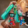 kf S3dff903fec24444a9c74fb7c776eafd6R Plants vs Zombies Keychain Classic Game Character Doll Model Car Key chain Pendant Cartoon Children s - Plants vs Zombies Store