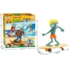 kf S9be0b23cb6764ca28fcfa197d1331ce8Z 1 Pcs New Plants vs Zombies 2 Future Skateboard Zombie Surfer Zombie Game Figures Model PVC - Plants vs Zombies Store