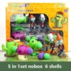 kf Sf55b8014f8fc41e39ff7b34634a31785U Plants vs Zombies 2 Playset Cactus Peashooter Coconut Cannon Genuine Game scene Figure Ornaments Soft Silicone - Plants vs Zombies Store