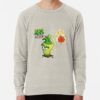 ssrcolightweight sweatshirtmensoatmeal heatherfrontsquare productx1000 bgf8f8f8 23 - Plants vs Zombies Store